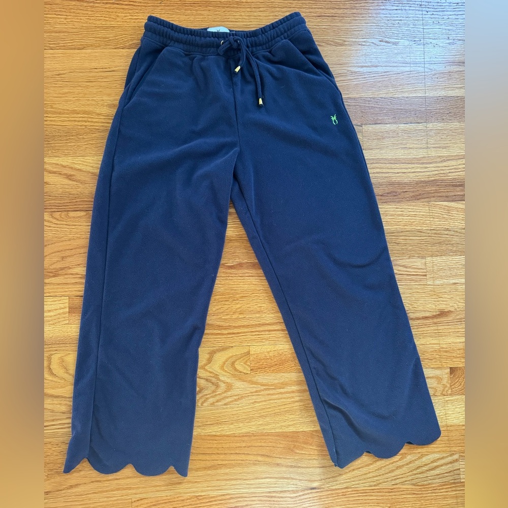 Dudley Stephens xs scalloped terry sweatpants